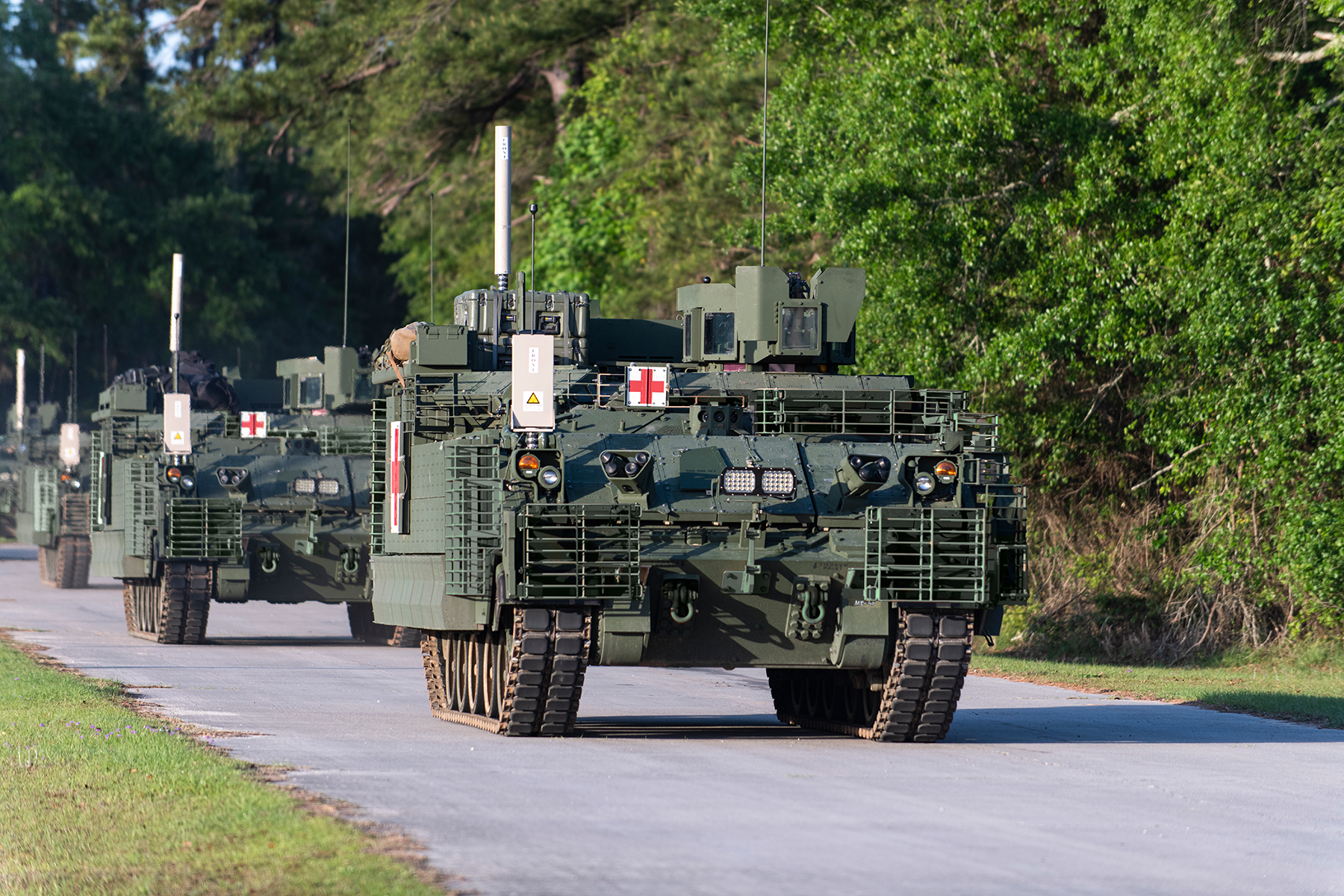 Two AMPV medical variants drive down the road